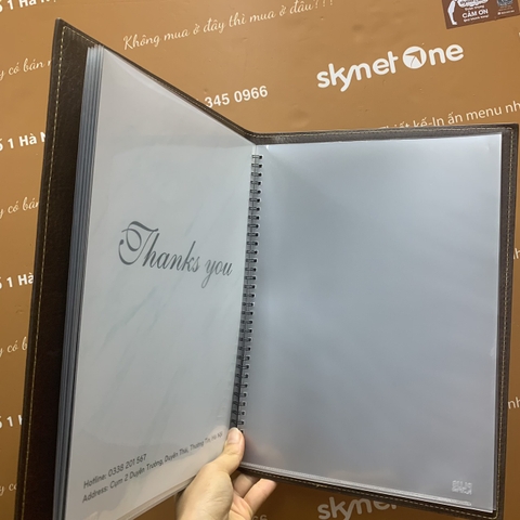 Menu quán nước