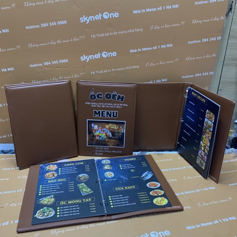 Menu bìa da