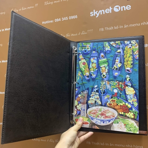 Menu bìa da