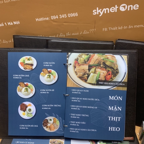 Menu da đen