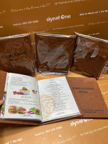 menu nhà hàng