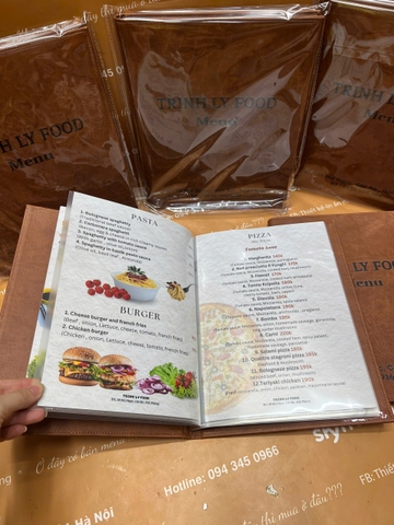 menu nhà hàng