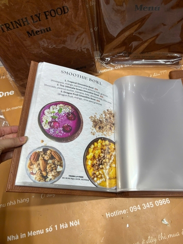menu nhà hàng