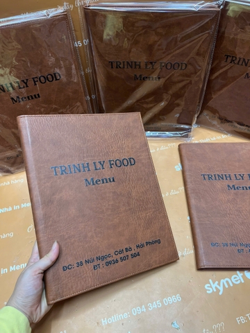 menu nhà hàng