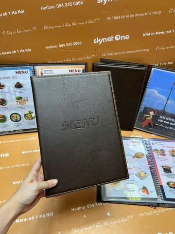 menu nhà hàng