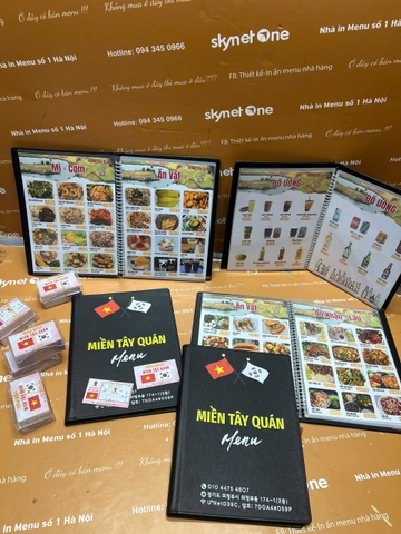 menu nhà hàng