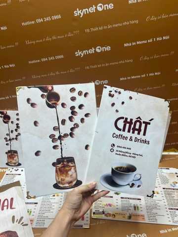 menu cafe