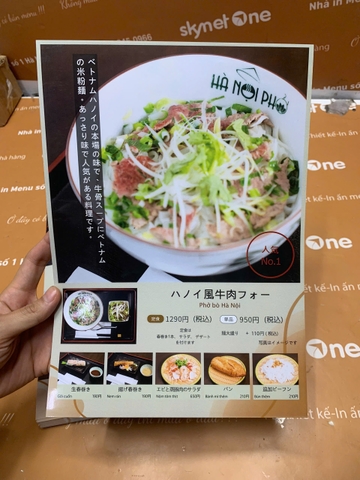 menu nhà hàng