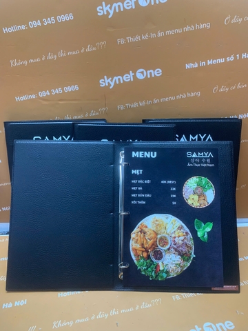 menu nhà hàng
