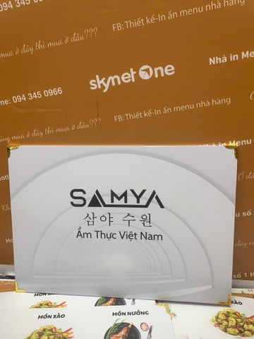 menu nhà hàng