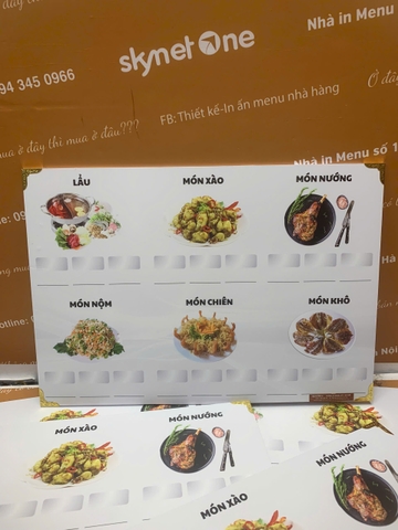 menu nhà hàng