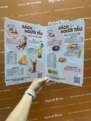 menu ăn vặt