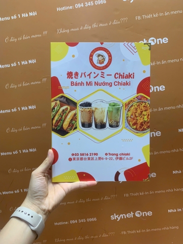 menu nhà hàng