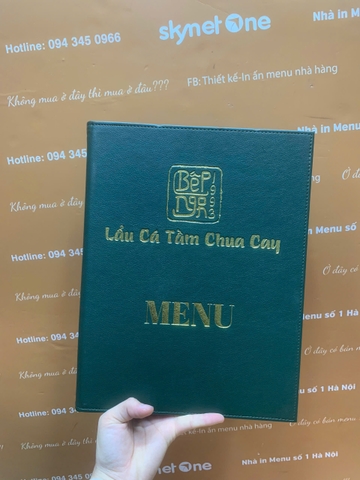 menu nhà hàng