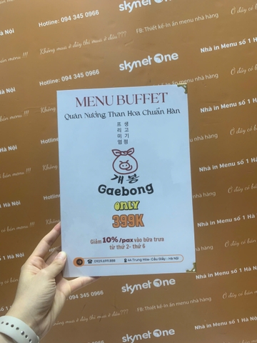 menu nhà hàng