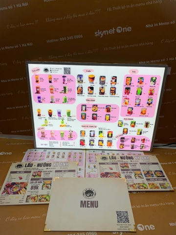 menu ăn vặt