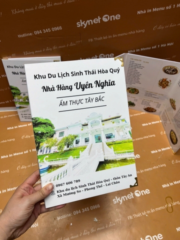 menu nhà hàng