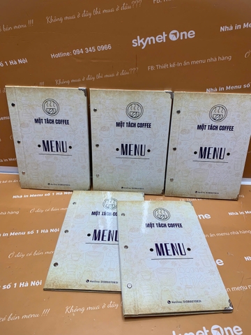 menu cafe