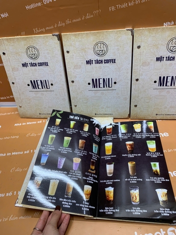 menu cafe