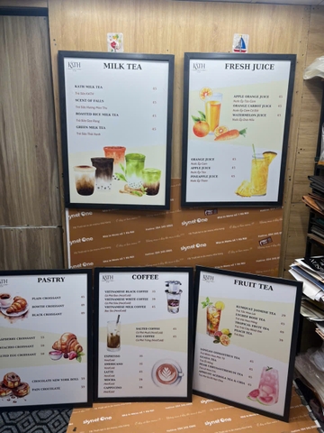 Khung tranh treo tường dành cho quán Cafe - KATH