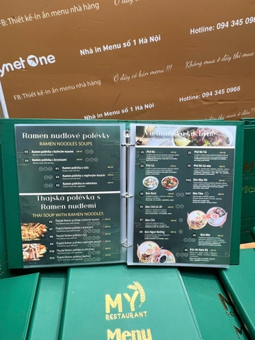 menu nhà hàng