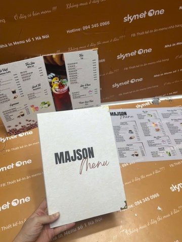 menu cafe
