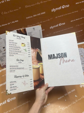menu cafe