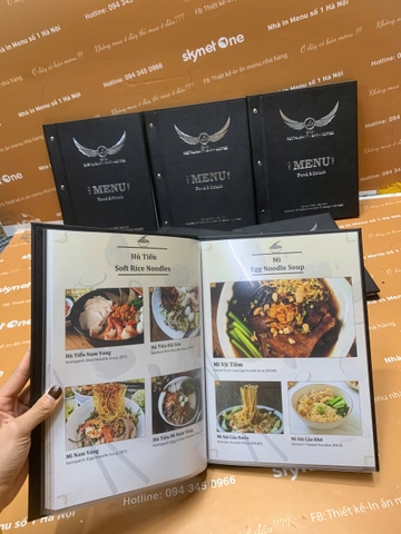 menu nhà hàng