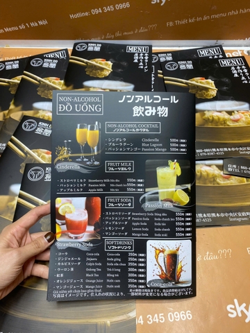 menu nhà hàng