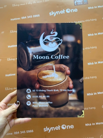 menu cafe