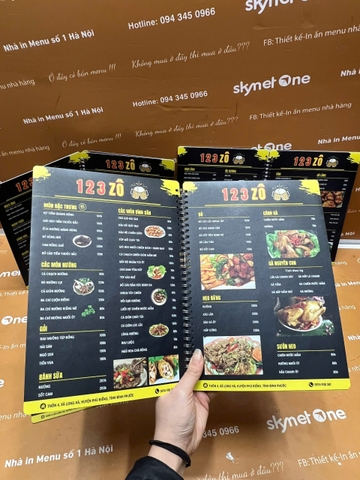 menu ăn vặt