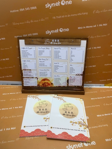 menu cafe