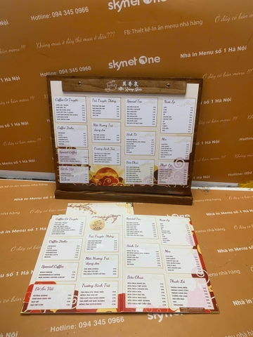 menu cafe