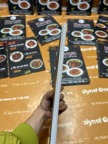 menu nhà hàng