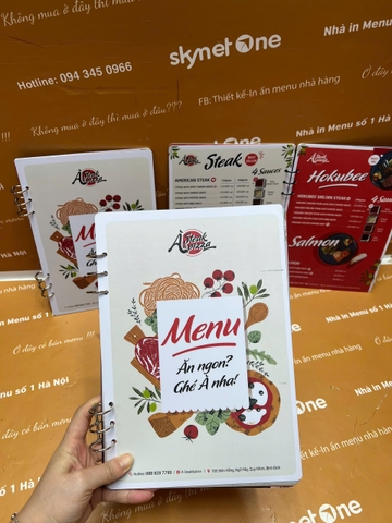 menu nhà hàng
