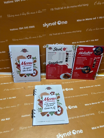 menu nhà hàng