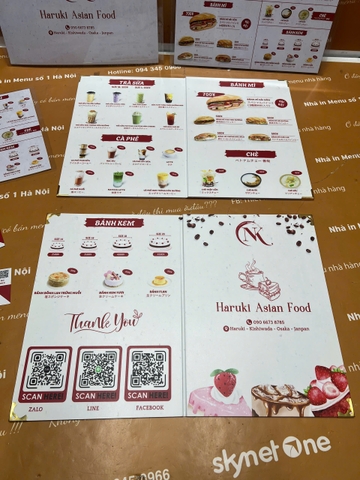 menu nhà hàng