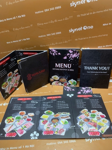 menu nhà hàng