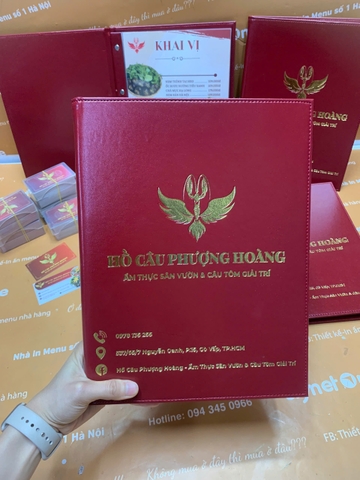 menu nhà hàng