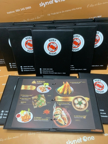 menu nhà hàng