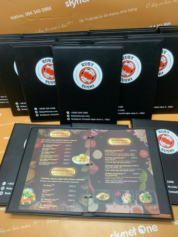 menu nhà hàng