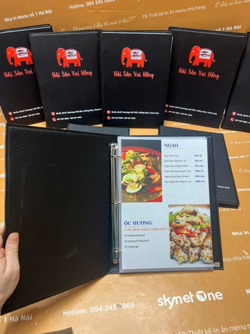 menu nhà hàng