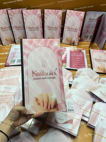 Menu Mica Cao Cấp Cho Tiệm Nail, Spa