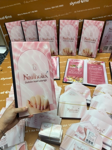 Menu Nail,spa
