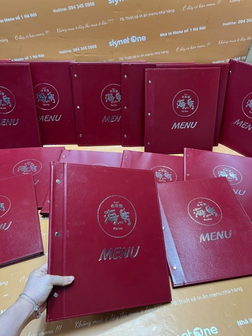menu nhà hàng