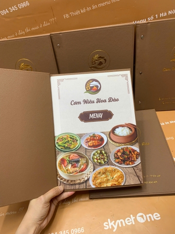 menu nhà hàng