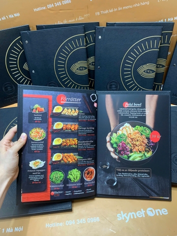menu nhà hàng
