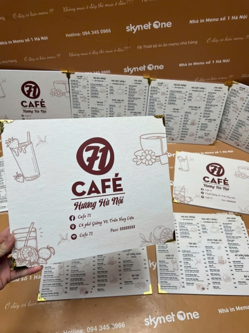 menu trà sữa