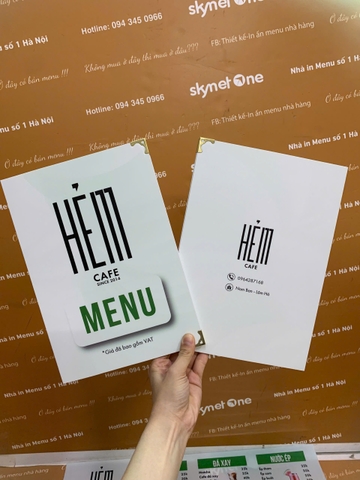 Blackit+Menu Gập Đôi _ Giải Pháp Thiết Kế Tạo Dấu Ấn Trải Nghiệm _ Hẻm Cafe
