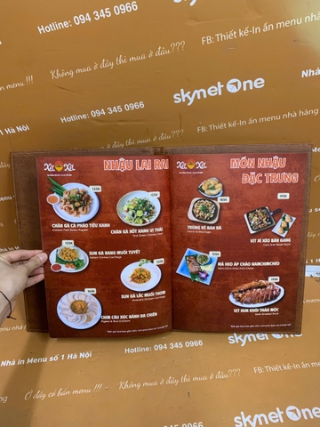 Menu Bìa Da Đinh Tán Trong In UV_ Mỗi Tiết Kế, Một Dấu Ấn _  Xít Xít